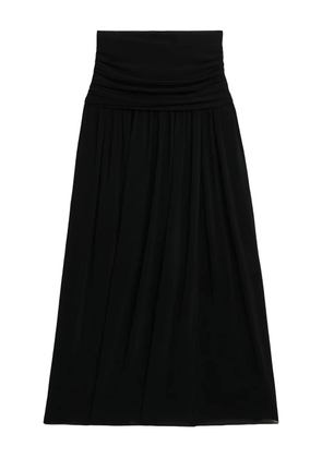 ISABEL MARANT pleated midi skirt - Black