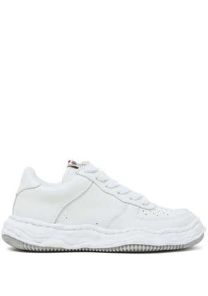 Maison MIHARA YASUHIRO leather low-top sneakers - White