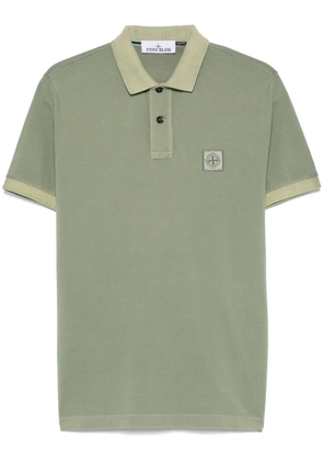 Stone Island Compass-patch polo shirt - Green