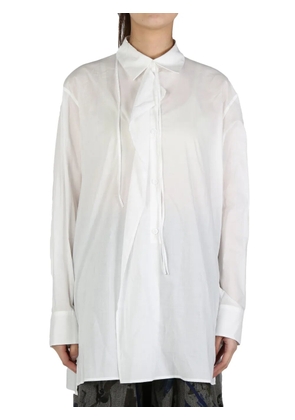 Y's draped shirt - White