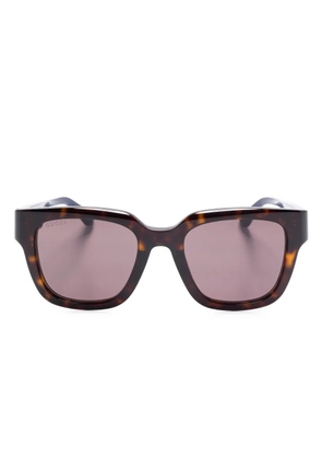Gucci Eyewear square-frame sunglasses - Brown