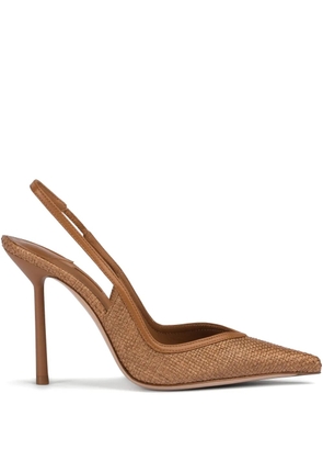 Le Silla 100mm Vivienne slingback pumps - Brown