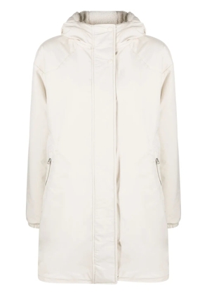 Woolrich reversible hooded coat - Neutrals