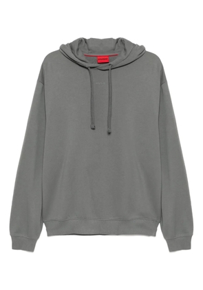 HUGO logo-print hoodies - Grey