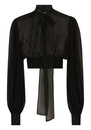 Dolce & Gabbana Halter neck blouse - Black