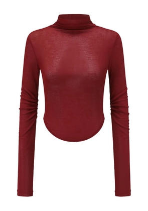 OUDE WAAG high-neck top - Red