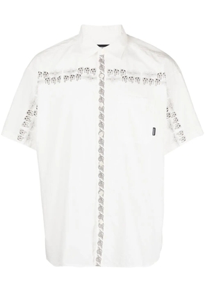 Neighborhood graphic-print short-sleeved shirt - White