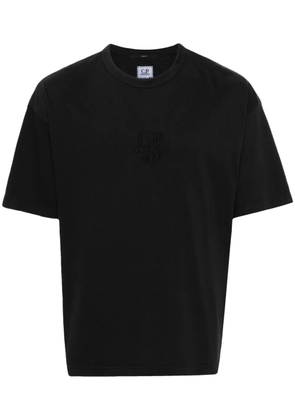C.P. Company logo-embroidered T-shirt - Black
