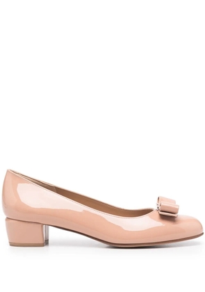 Ferragamo 35mm Vara bow-detail pumps - Neutrals
