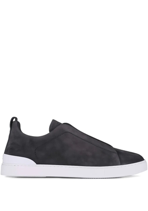 Zegna Triple Stitch™ suede sneakers - Grey