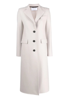 Harris Wharf London single-breasted virgin wool coat - Neutrals