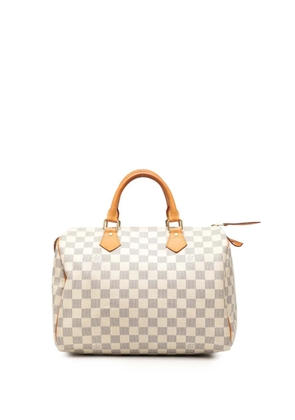 Louis Vuitton Pre-Owned 2010 Damier Azur Speedy 30 boston bag - White