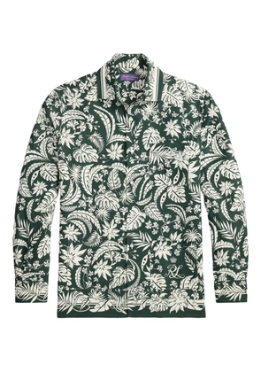 Ralph Lauren Purple Label leaf-print shirt - Green