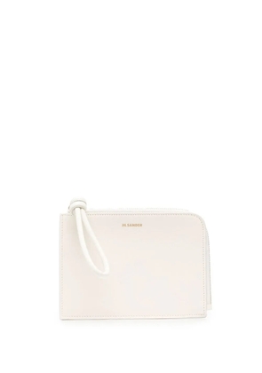 Jil Sander medium Giro leather coin purse - Neutrals