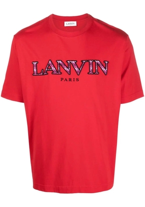 Lanvin logo-embroidered T-shirt