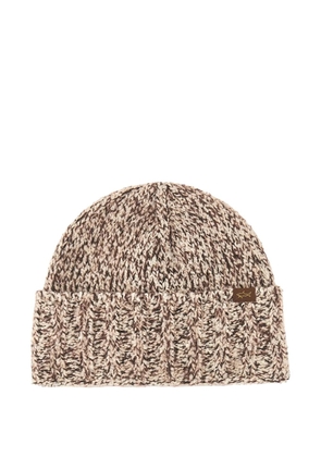 Paul & Shark ribbed beanie hat - Neutrals