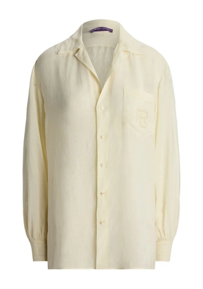 Ralph Lauren Collection embroidered-logo shirt - Neutrals