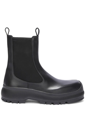 Jil Sander leather Chelsea boots - Black