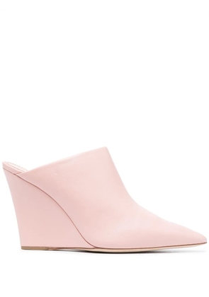 Paris Texas Wanda pointed toe 100mm mules - Pink