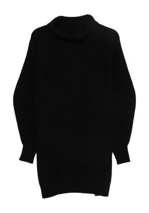 LABORATORIO CAPRI roll-neck knitted sweater - Black