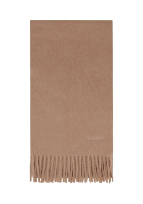 Max Mara Scilli fringed scarf - Neutrals