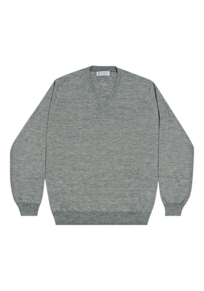 Brunello Cucinelli V-neck sweater - Grey