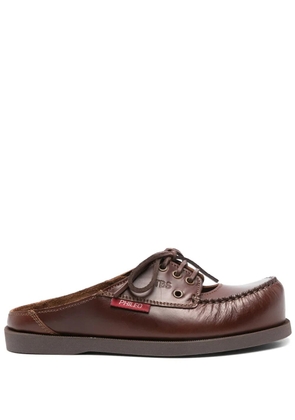 PHILEO x TBS boat slides - Brown