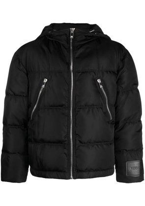 Versace zip-detail puffer jacket - Black