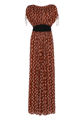 DVF Diane von Furstenberg Andra jumpsuit - Brown