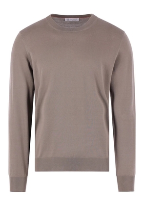 Brunello Cucinelli crew-neck knitwear sweater - Brown
