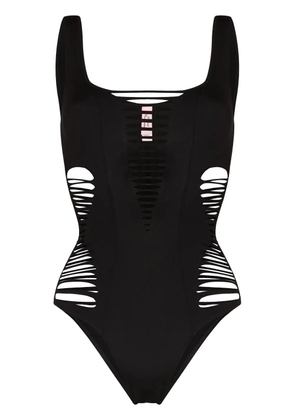 Agent Provocateur Dakotta semi-sheer swimsuit - Black