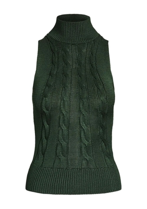 Ralph Lauren Collection cable-knit sleeveless top - Green