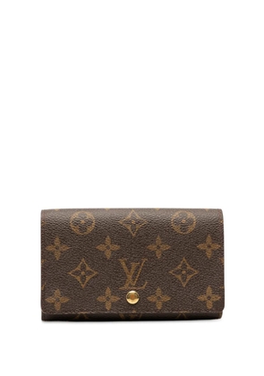 Louis Vuitton Pre-Owned 2002 Monogram Porte Monnaie Tresor Wallet small wallets - Brown