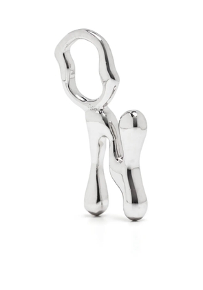 Maria Black Fluent Letter N pendant - Silver