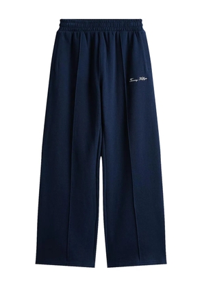 Tommy Hilfiger embroidered-logo trousers - Blue