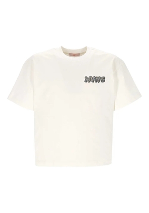 Jaws printed T-shirt - Neutrals