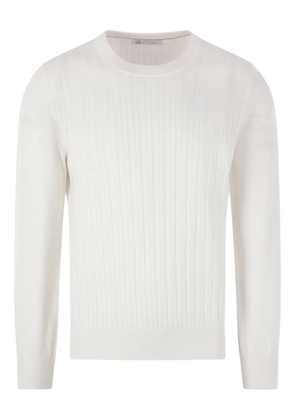 Brunello Cucinelli ribbed sweater - White