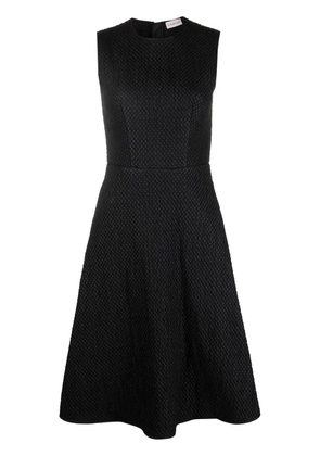 Moncler quilted sleeveless flared dress - Black