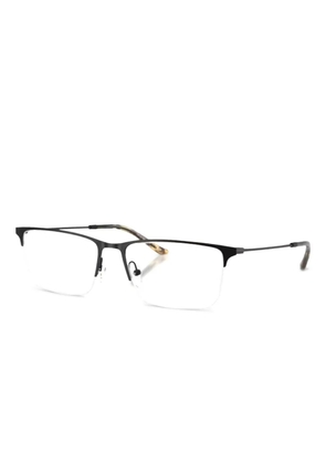 Emporio Armani rectangle-frame glasses - Black