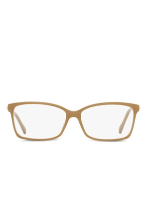 Jimmy Choo Eyewear rectangle-frame glasses - Neutrals