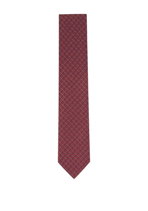 Eton patterned tie - Red