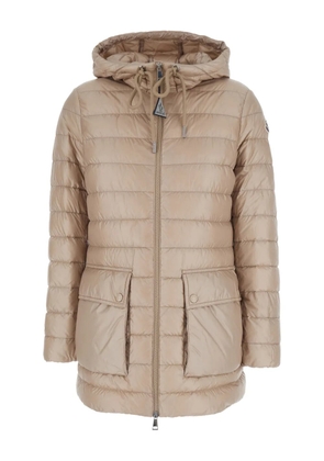 Moncler hooded pocket coat - Neutrals