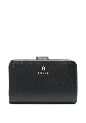 Furla logo-plaque detail wallet - Black