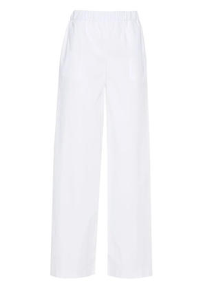 Federica Tosi wide-leg cotton trousers - White