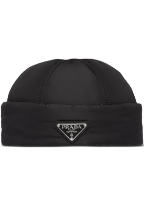 Prada Re-Nylon padded beanie - Black