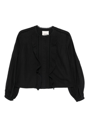 ISABEL MARANT Cubraly ruffled shirt - Black