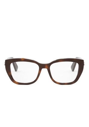 Bvlgari tortoiseshell-effect glasses - Brown