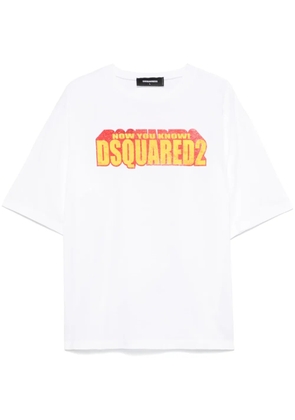 DSQUARED2 slogan T-shirt - White