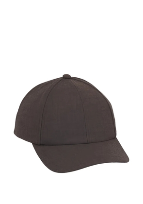 wahts logo-label baseball cap - Brown