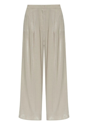 Michael Michael Kors pintuck detailing trousers - Gold